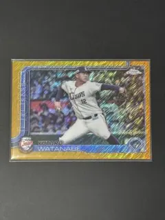 Topps Chrome 渡邉勇太郎 50シリ ゴールドパラレル　金