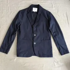 ikka ネイビー テーラードジャケット S