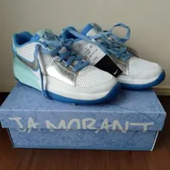 JA MORANT NIKE バスケットシューズ ホワイト/ブルー 25cm JA MORANT NIKE バスケットシューズ ホワイト/ブルー 25cm - メルカリ