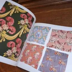 50年代の素敵なファブリック洋書　デザインペーパー　テキスタイル洋書