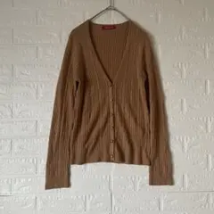 【美品】 Apuweiser-riche パールボタン カーディガン アンゴラ混