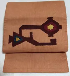 【期間限定】レア物!!　名古屋帯　昭和レトロ　ポイント刺繍デザイン