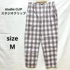 studio CLIP スタジオクリップ チェック柄 パンツ M ストレッチ