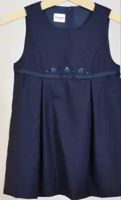 現行品 familiar ワンピース 90 お受験　ファミリア