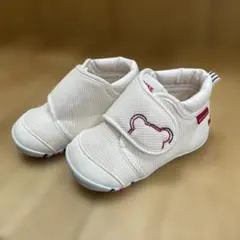 【ミキハウス】ファーストベビーシューズ【白】12.0cm