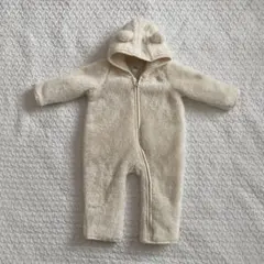 【4．5回着用のみ】baby GAP フリースロンパース 0-3ヶ月