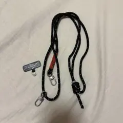 topologie ショルダーストラップ ブラック　カラビナ付き