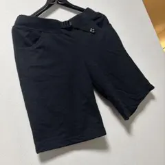 のらくろ　ブラックショートパンツ ベルト付き