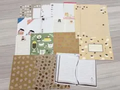 【おすそ分け】紙もの コーヒー 珈琲 パン デザインペーパー バラメモなど