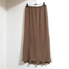 earth music＆ecology ロングスカート ブラウン フリーサイズ