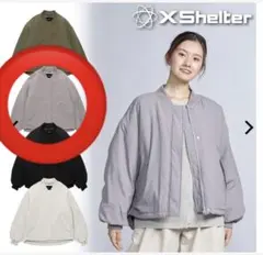 x-shelter エックスシェルター 断熱βウォームブルゾン ダウン Lサイズ