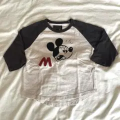 マーキーズ ミッキー　ラグラン　カットソー　100