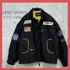 値下げ❣️ EPMC SPORTS ナイロン100 L バイカー風ジャケット 黒のサムネイル