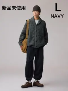 GU エンジニアド ガーメンツ ヘビーウェイトスウェットパンツ NAVY L