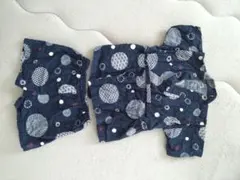 ベビー甚平 水玉模様 80cm