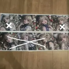 小花と苺とレディ8パネル
