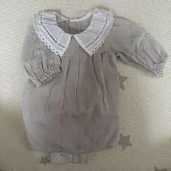 【70cm】フリル ワンピース ロンパース