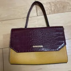 d.kelly ハンドバック　クロコダイル風