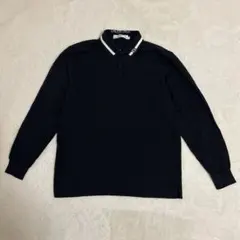 激レア】BALENCIAGA バレンシアガ ポロシャツ 長袖 黒 完売モデル