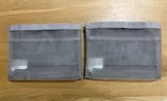 無印良品 ナイロンメッシュバッグインバッグ Ａ５サイズ用 グレー 2個セットのサムネイル