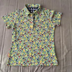 Le coq sportif 花柄ゴルフポロシャツ