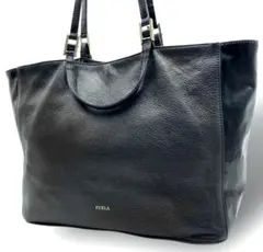 美品✨️FURLA 本シボ革トート/ハンドバッグ 2way メンズ レディース