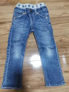 ミキハウス　タブルビーデニムパンツ100cm