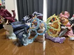 ワンピース ワーコレ 五老星 5体 ジオラマ台座 ルフィ一体 - メルカリ