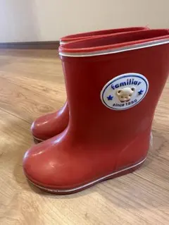 familiar ファミリア キッズ レインブーツ レッドのサムネイル