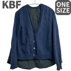 カーディガン　レディース　トップス　羽織り　KBF ネイビー　長袖　冷房対策のサムネイル