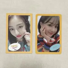 公式TWICE ジヒョ Fancy What is love トレカセット