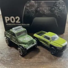 ミニカー　四駆　四輪駆動　カーキカラー　アースカラー　キャンプ　まとめ売り