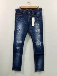 未使用☆[GOSTAR DE FUGA] ストレッチリメイクデニムパンツ 44のサムネイル