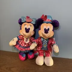 ミニーファンダーランド ぬいぐるみバッジ ミッキー ミニー