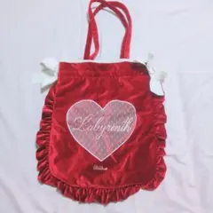 LIZLISA リズリサ トートバッグ 赤 レッド リボンのサムネイル