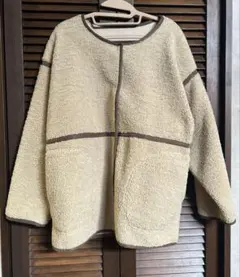 ボア ムートン リバーシブル ジャケット コート