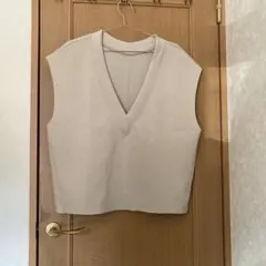 ベージュ フリーサイズ ベスト