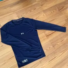 UNDER ARMOUR アンダーアーマー アンダーシャツ 長袖 紺 LG