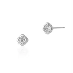 4℃ K10ホワイトゴールドピアス