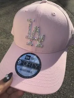 ニューエラ　キラキラ　キャップ　ピンク　new era ニューエラ ピンク キラキラ ヤンキース - メルカリ