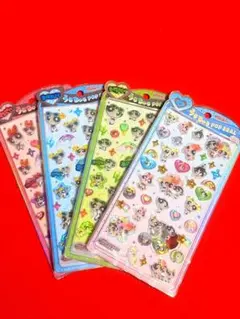 【国内正規品】パワーパフガールズ うるちゅるポップシール 4枚セット