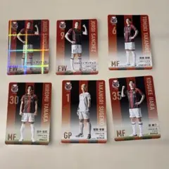 北海道コンサドーレ札幌　太鼓判メニューカード6枚