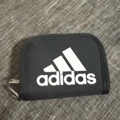 adidas アディダス 二つ折り財布 ブラック