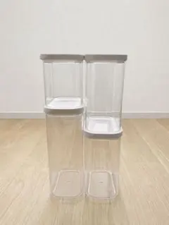 ダイソー 中身が見えるキャニスター 2L×1個　1.5L×2個　1L×1個のサムネイル