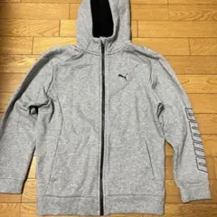 PUMAプーマフルジップフード付きパーカー グレー160センチ