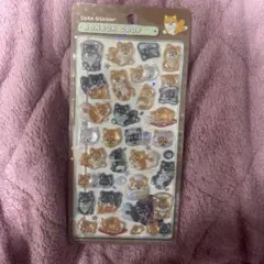 【未開封】クーリア ボンボンドロップシール 和柄 柴犬