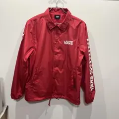 vans バンズ　コーチジャケット　メンズM ナイロンジャケット赤