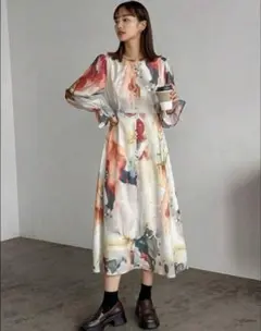 ワンピース UNDRESSED Amelia Ink Art Dress風