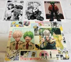 僕のヒーローアカデミア ジャンプGIGA付録コースター＆ポストカード3枚