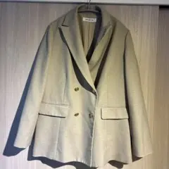 【未使用】ナチュラルビューティーベーシック ♡ ダブルブレストボクシージャケット